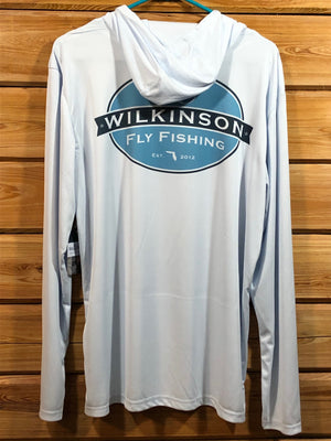 A Wilkinson Fly Fishing Logo Long Sleeve Performance Hoody