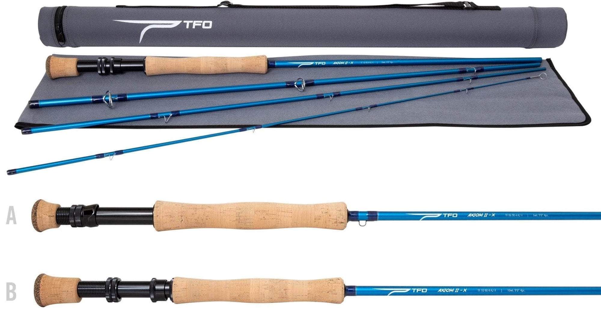 TFO Axiom 2-X Fly Rod w/case