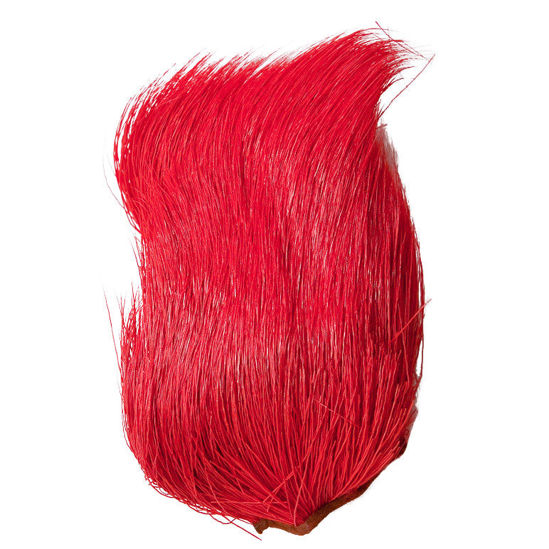 Deer Belly Hair Dyed Over White