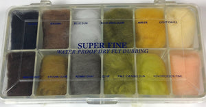 Super Fine Water Proof Dry Fly Dubbing Dispenser