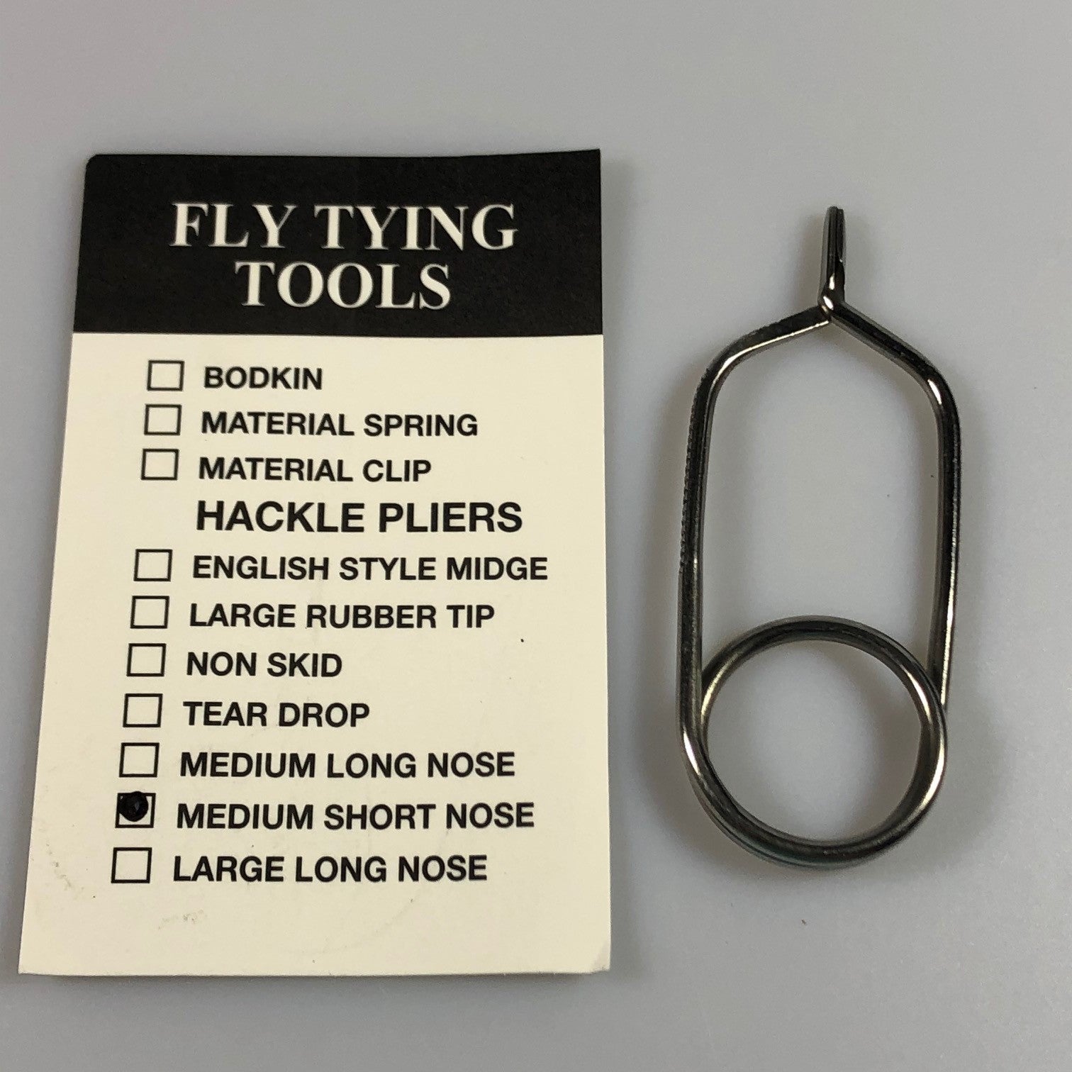 Fly Tying Tools Medium Short Nose Hackle Pliers
