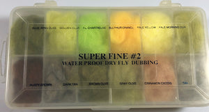 Super Fine #2 Waterproof Dry Fly Dubbing