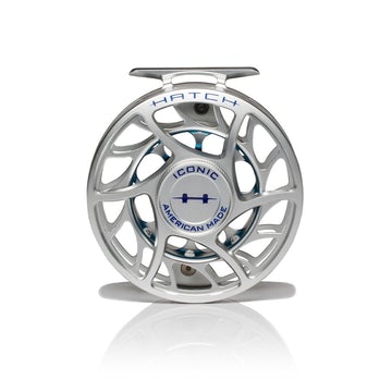 Hatch Iconic 7 Plus Fly Reel - #7-9 Clear/Blue