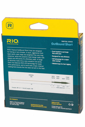 RIO Tropical Series OutBound Short Fly Line - CLEARANCE