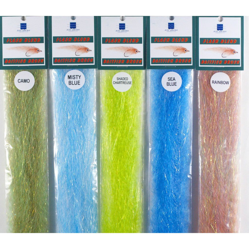 bald fade blend fish hook Flash Blend Baitfish Brush - 1"
