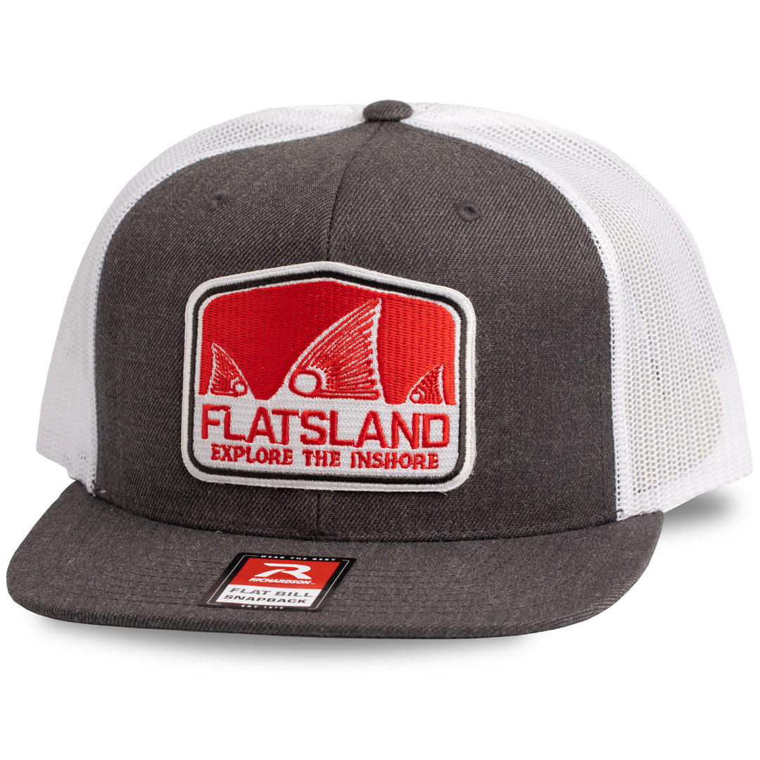 Flatsland Red Tails Rising V.2 Flat Bill Trucker Hat