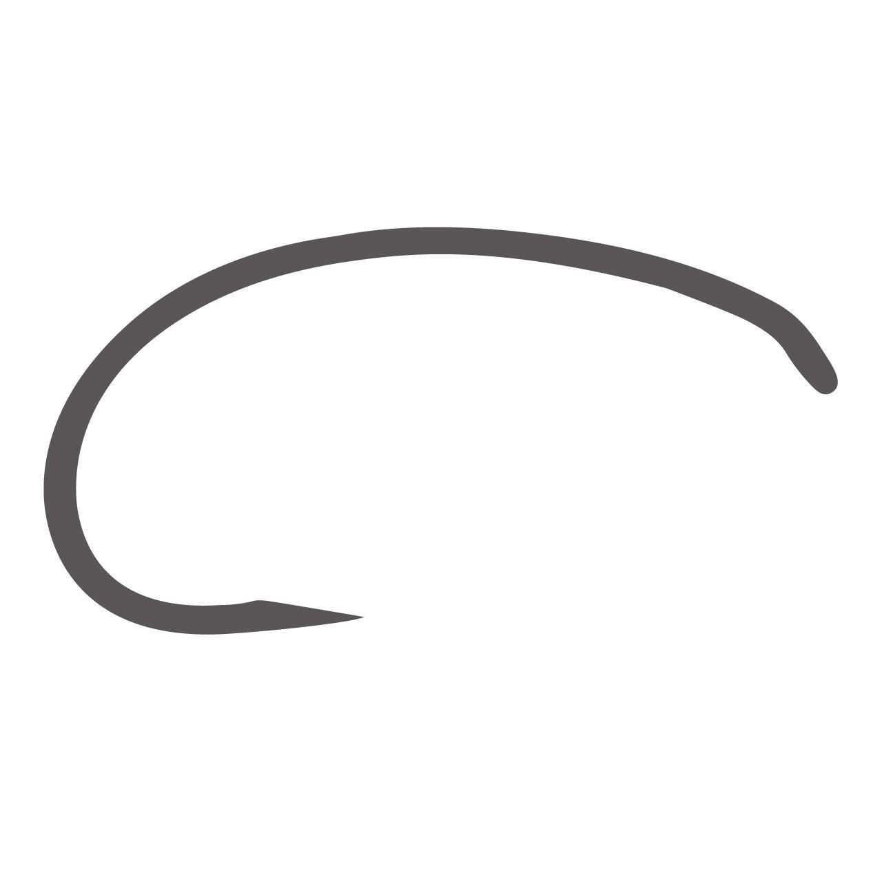 Tiemco 2487BL Nymph Fly Hooks - Size 22